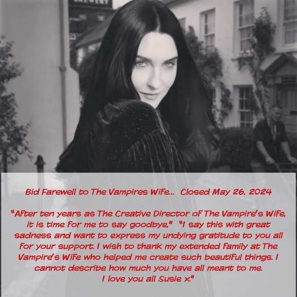 The Vampire’s Wife X H&M Pussy Bow Tie Velvet Dress 🖤 - Picture 17 of 17